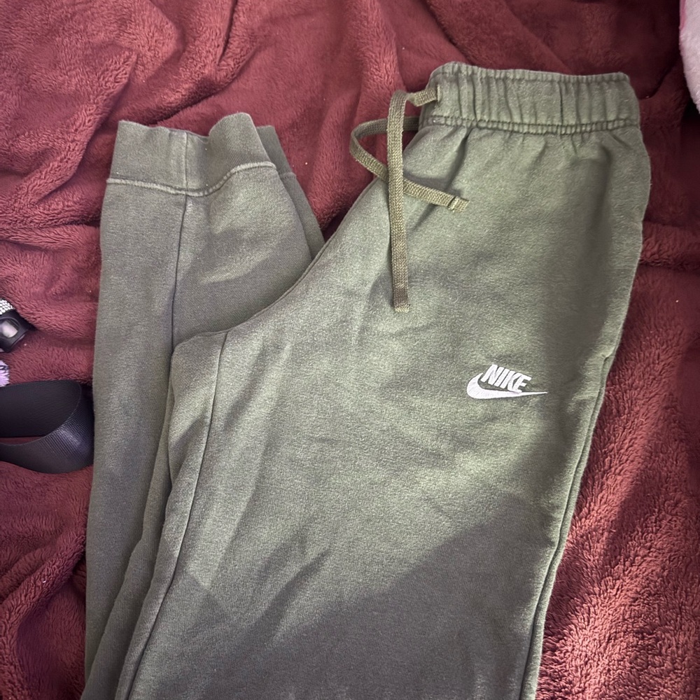 Nike Olive Green Joggers